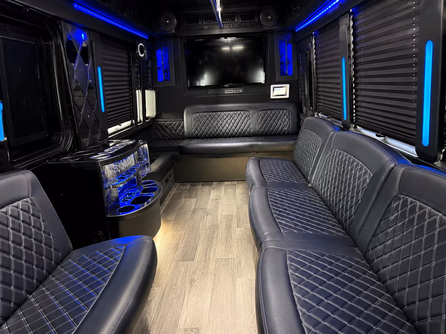 Boise Bachelor & Bachelorette Transportation onboard seating