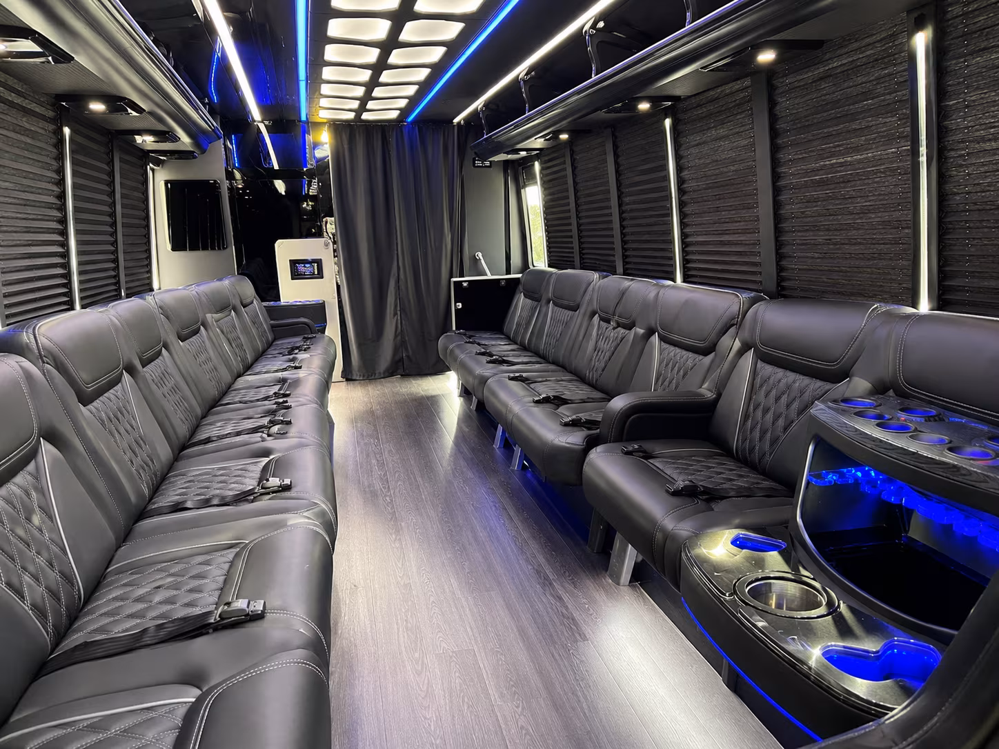 Boise Birthday, Sweet 16, & Quinceañera Transportation party bus exterior