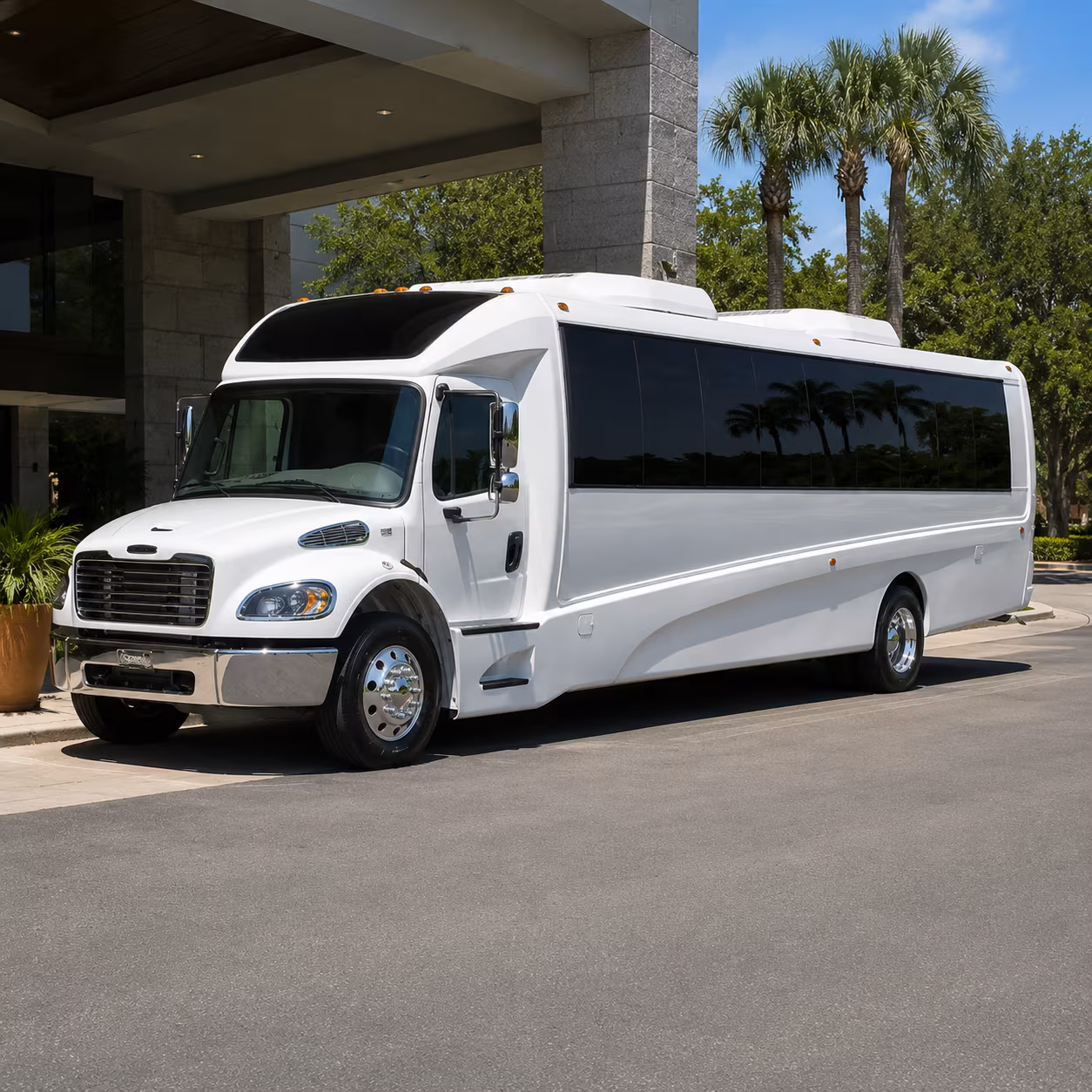 Boise Corporate Transportation party bus exterior