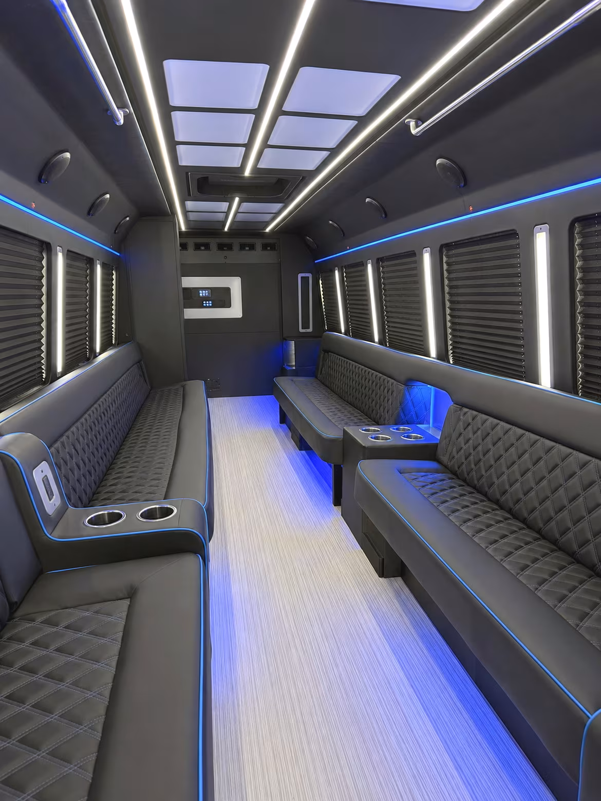 Boise Private Event Transportation party bus interior