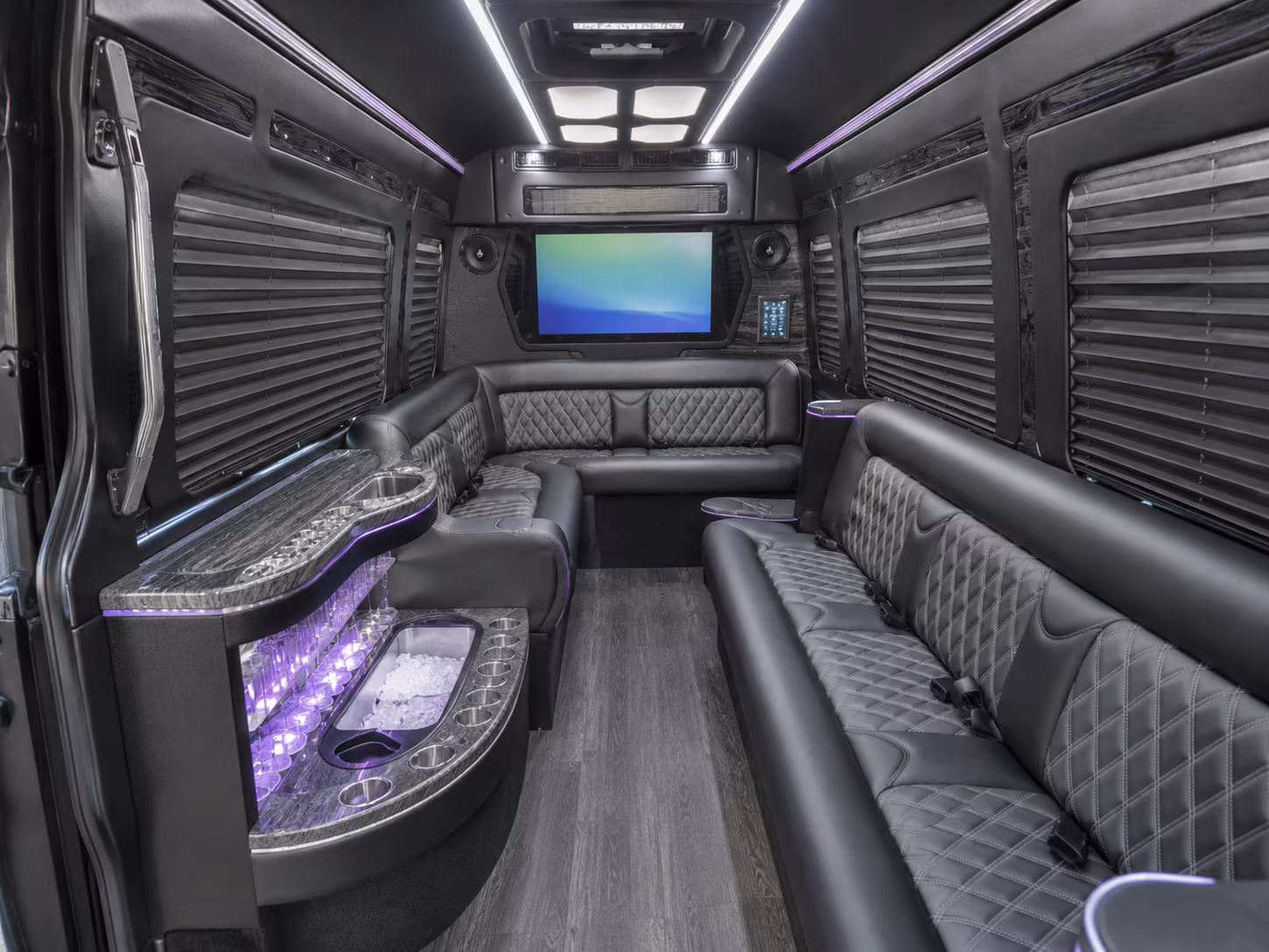 Boise School Event Transportation onboard seating