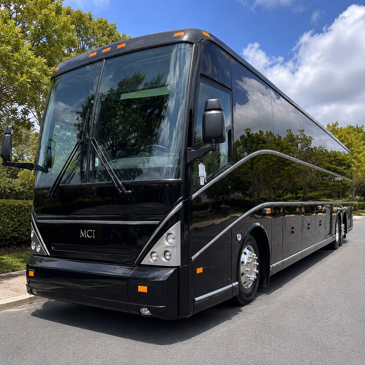 Boise School Event Transportation party bus interior