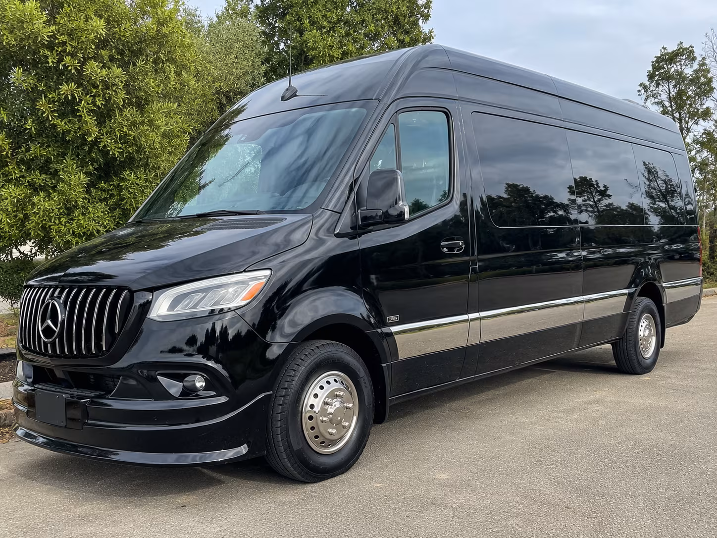 Boise School Event Transportation party bus exterior