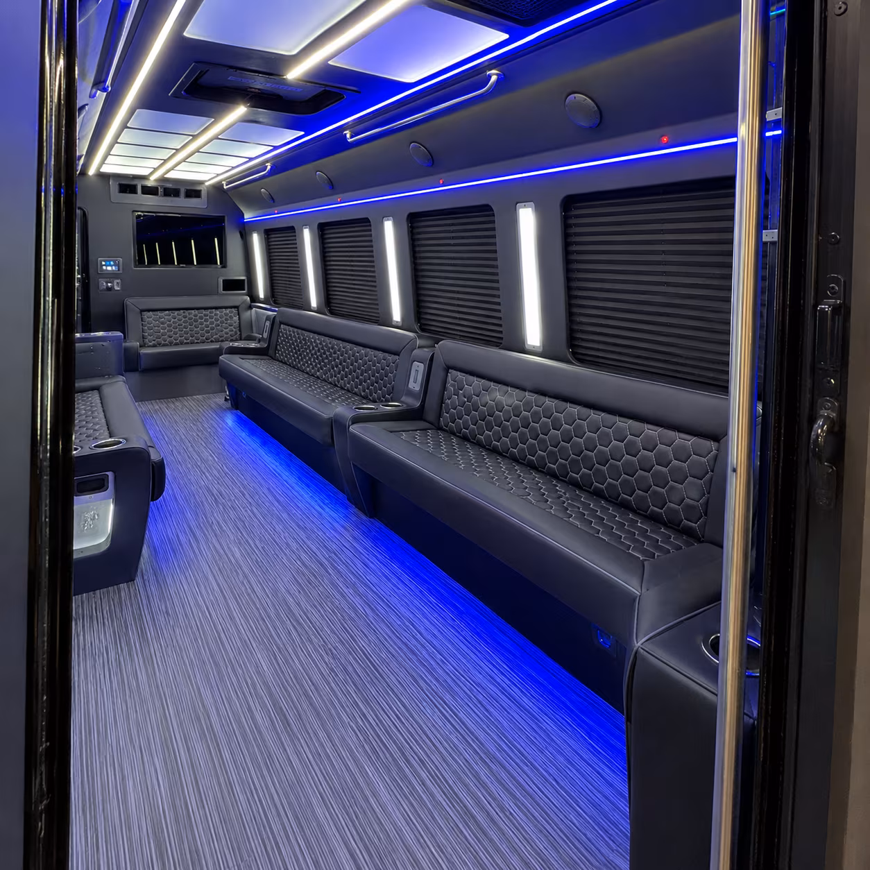 Boise Sporting Event Transportation party bus exterior